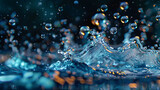 Droplets of water bouncing on a superhydrophobic surface