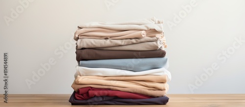 Close up image of a stack o...