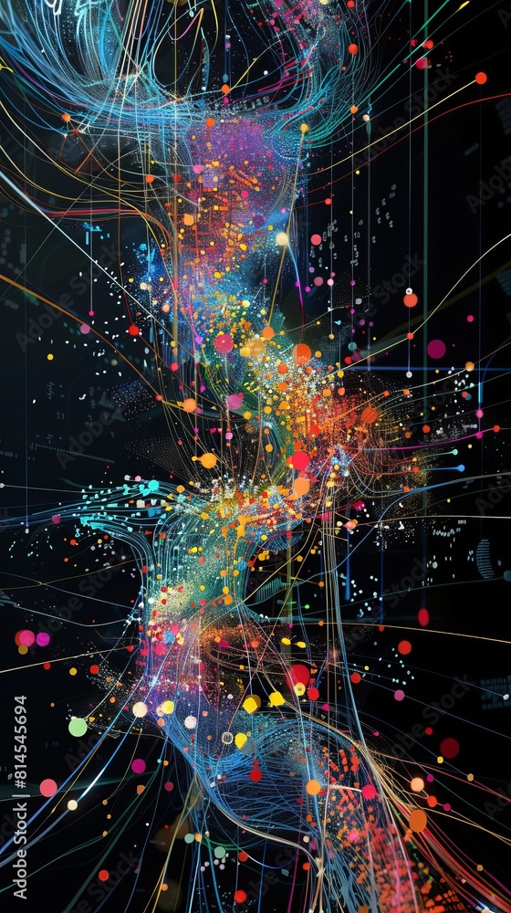 Fototapeta premium information flow