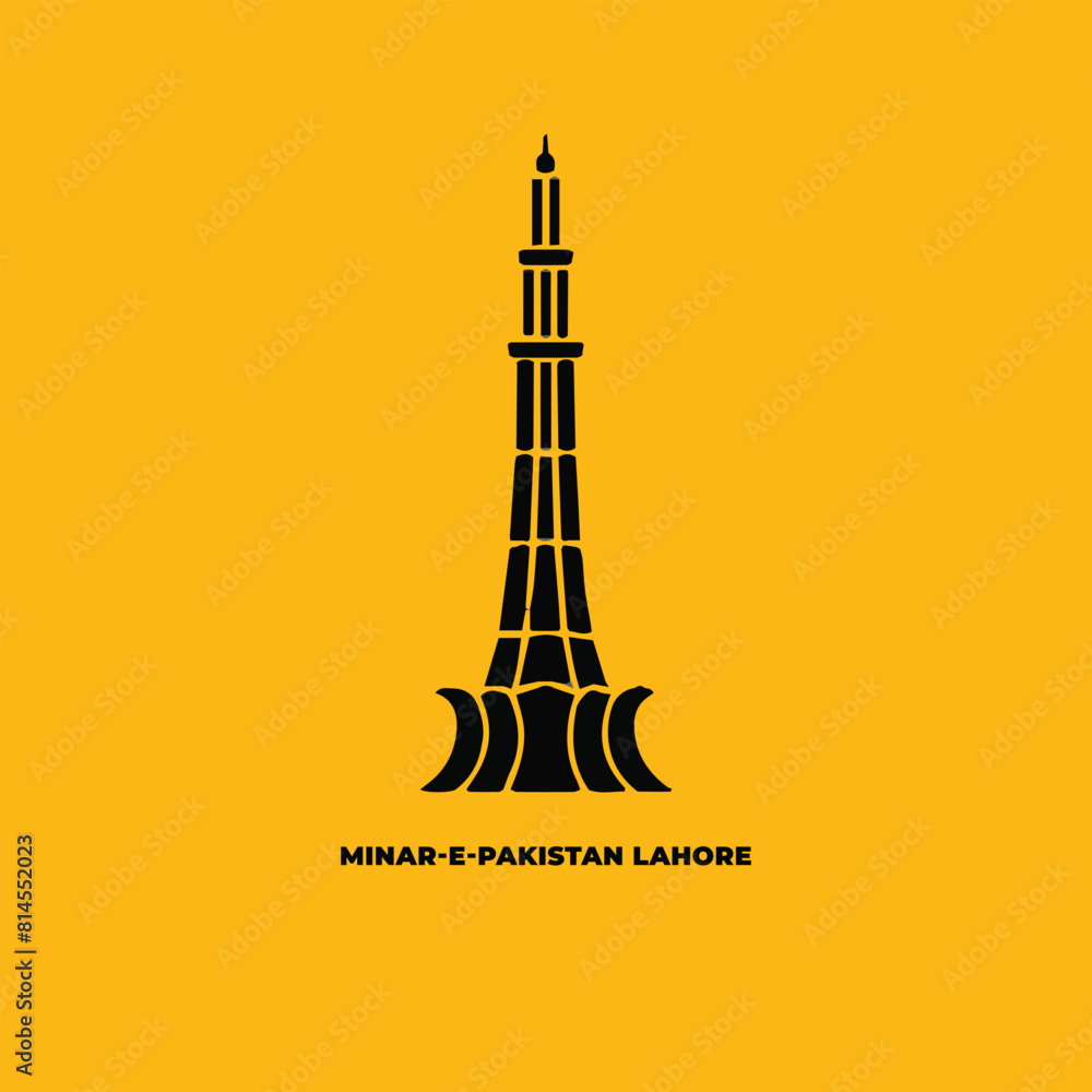 Pakistan Travel Landmarks icons. Vector and Illustration Pakistan Travel Landmarks icons. Vector and Illustration