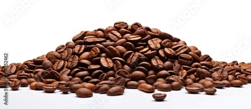 An isolated heap of roasted...