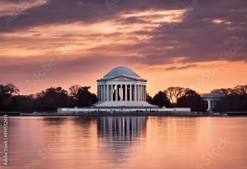 A view of the Jefferson Memorial in Washington DC