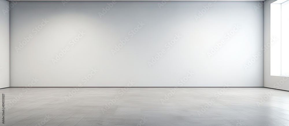 Spacious gray room with ample copy space image Spacious gray room with ample copy space image