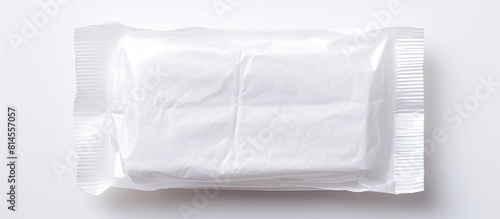 Top view of wet wipes isola...