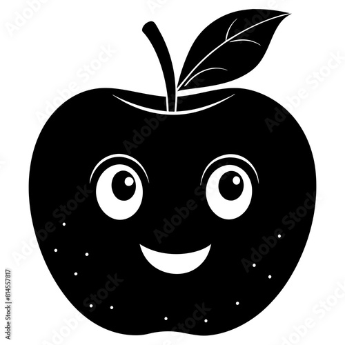 apple cartoon character vector