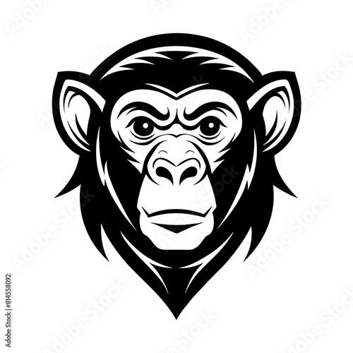 chimpanzee head mascot