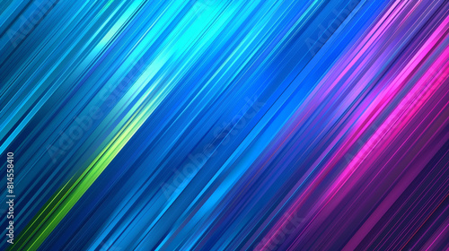 A blue and green striped background with a pink stripe photo