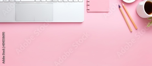 Flat lay copy space image o...