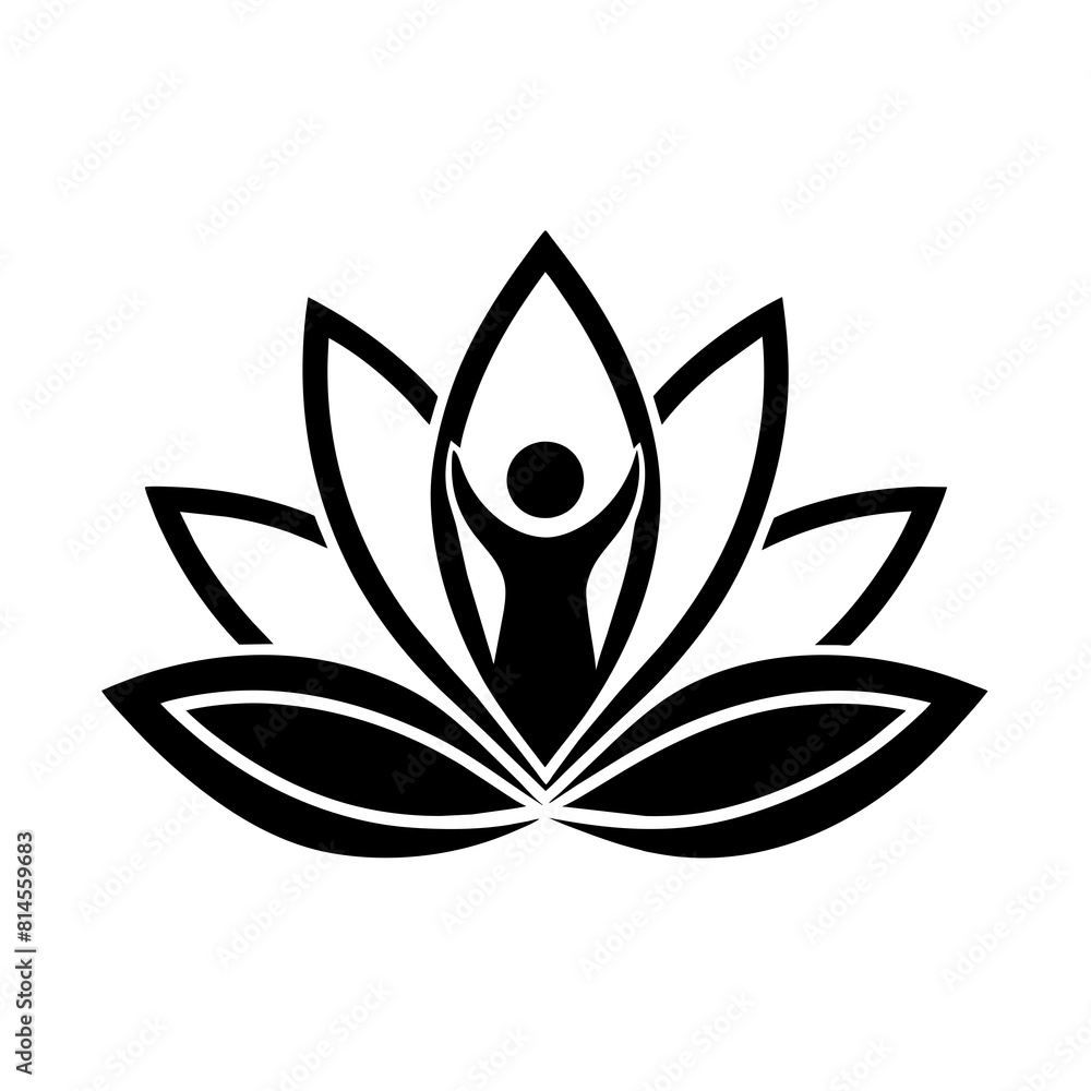 illustration of a wellness logo illustration of a wellness logo