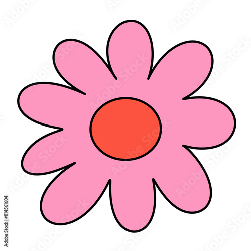 Flower Cartoon icon.