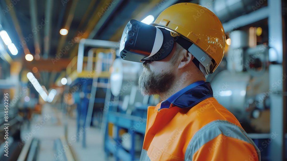 Engineers immerse themselves in project simulations using VR, driving innovation in industrial processes. Engineers immerse themselves in project simulations using VR, driving innovation in industrial processes.