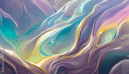 Abstract trendy holographic background  liquid abstract marble pattern background