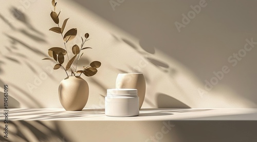 White Vase Next to White Wall