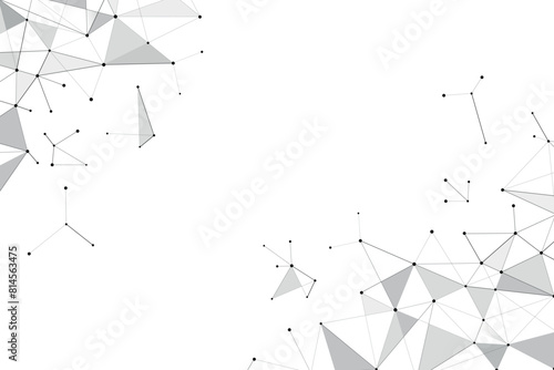 Abstract digital communication cyber technology  connected lines background