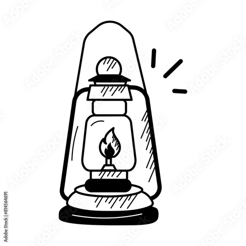 A hand drawn icon of lantern 