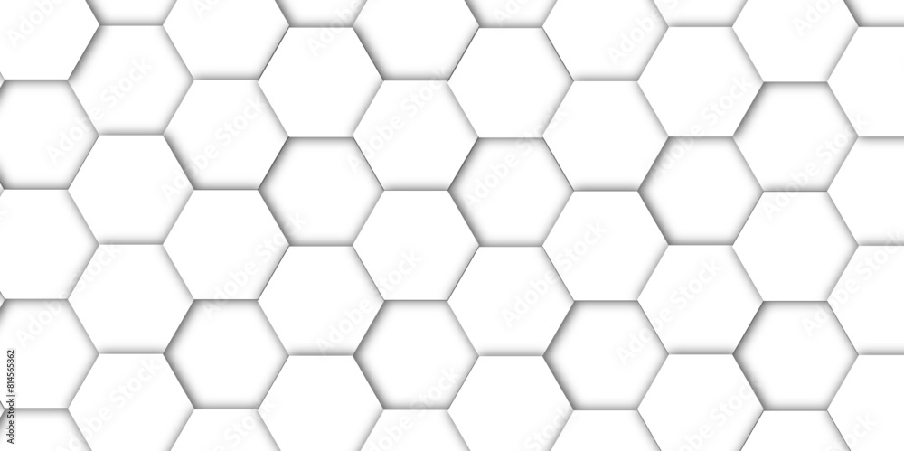 White Hexagonal Background. Luxury White Pattern. Vector Illustration. hexagon abstract background. Surface polygon pattern with glowing hexagon paper texture and futuristic business.
White Hexagonal Background. Luxury White Pattern. Vector Illustration. hexagon abstract background. Surface polygon pattern with glowing hexagon paper texture and futuristic business.