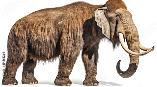 mammoth isolated on white background photo
