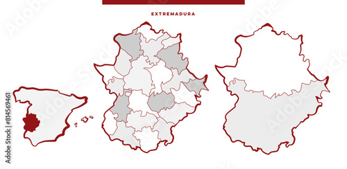 Extremadura Mapa - España