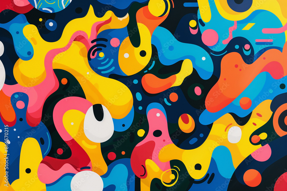 Fototapeta premium abstract illustration background wallpaper