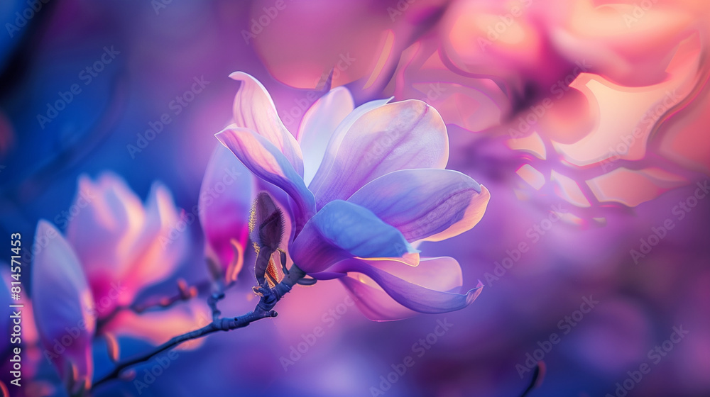 Blooming Magnolia Flower Wallpaper HD Blooming Magnolia Flower Wallpaper HD