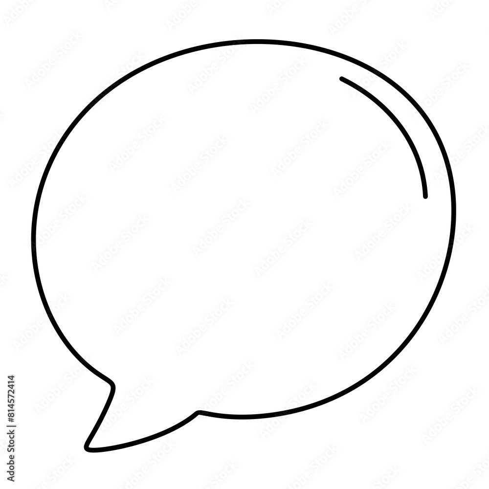 Speech bubble. Speech bubble.