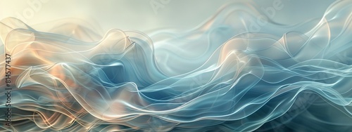 Smooth wavy lines background.