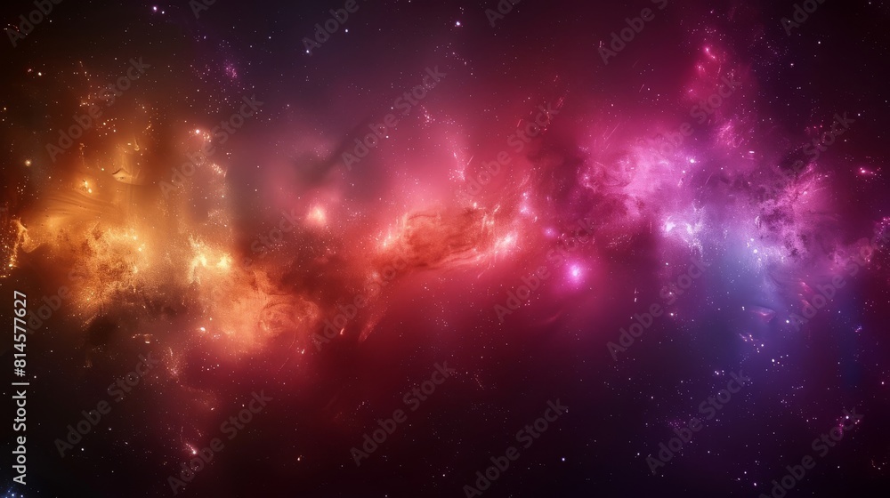 Bright abstract background in vast space.