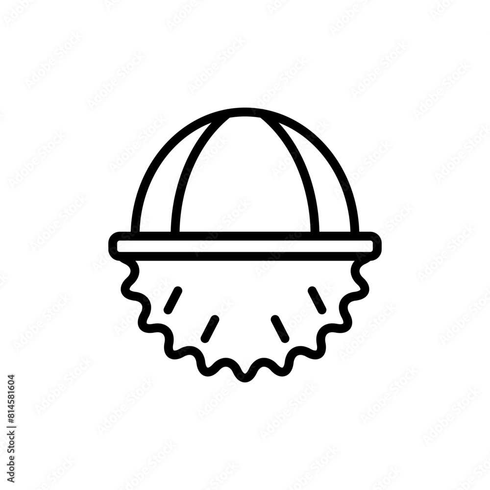 Lychee line icon. Fruit icon. Lychee icon isolated on white background. Transparent background, minimalist symbol. Vector images Lychee line icon. Fruit icon. Lychee icon isolated on white background. Transparent background, minimalist symbol. Vector images
