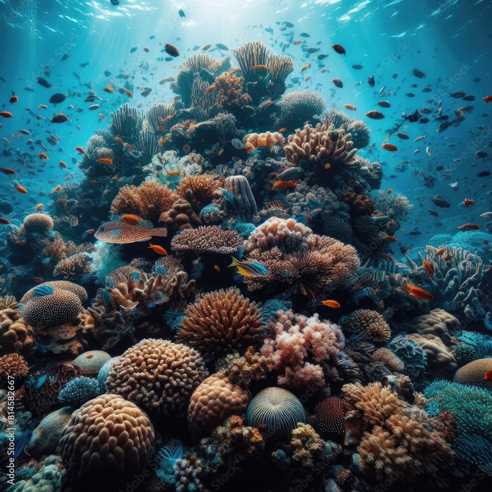 Beautiful Coral Reef Ecosystem: Underwater Wonderland Beautiful Coral Reef Ecosystem: Underwater Wonderland