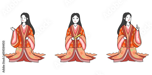 平安貴族女性セット