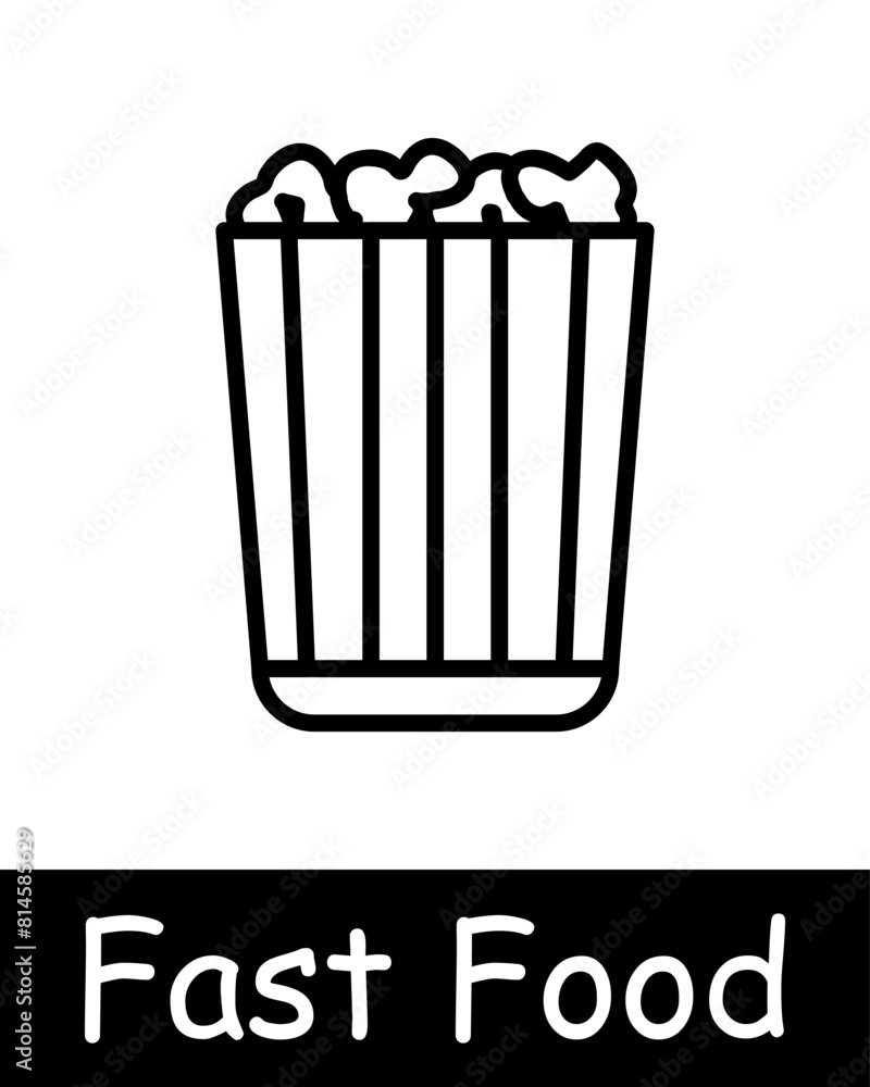 Fast food set icon. Fats, carbohydrates, cup of coffee, pizza, ice cream cone and scooped ice cream, donut, sausage, croissant, cake, fries, burger, unhealthy diet. Junk food concept. Fast food set icon. Fats, carbohydrates, cup of coffee, pizza, ice cream cone and scooped ice cream, donut, sausage, croissant, cake, fries, burger, unhealthy diet. Junk food concept.