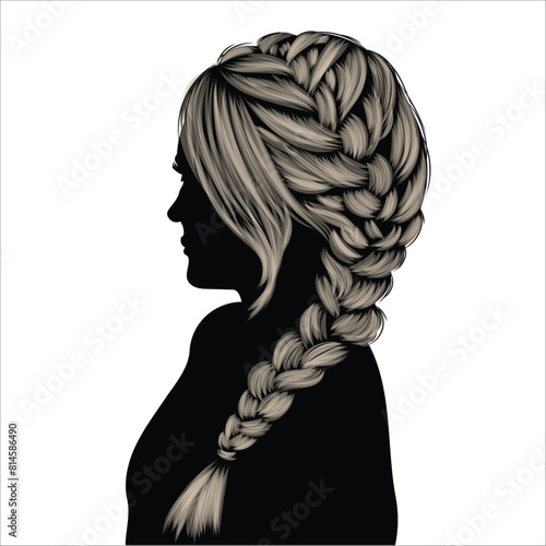 detailed braids-afro braids-french braids photo