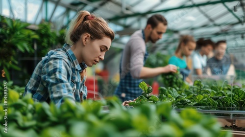 Greenhouse Workers Harness Technology for Precise Control and Management of Environment