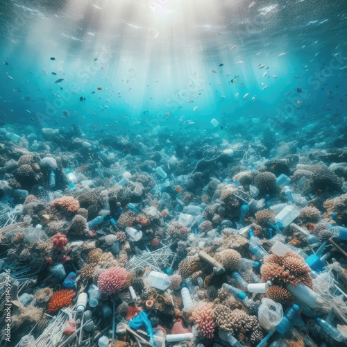 Coral Reef Ecosystem Damage Due to Plastic  A Threat to Marine Life