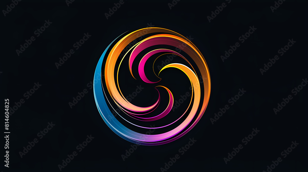 Colorful swirl logo Colorful swirl logo