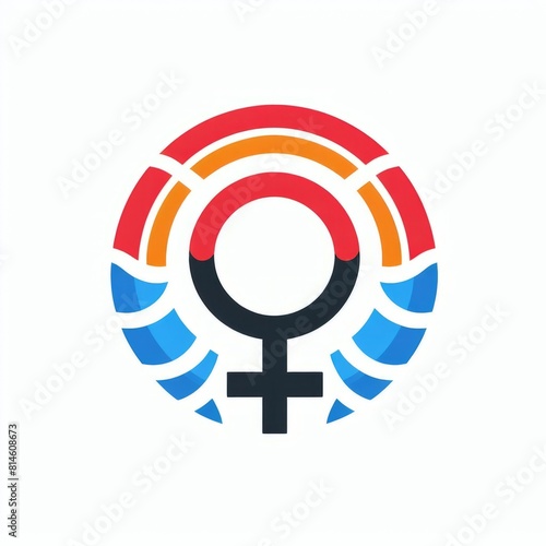 A logo representing gender equality 
