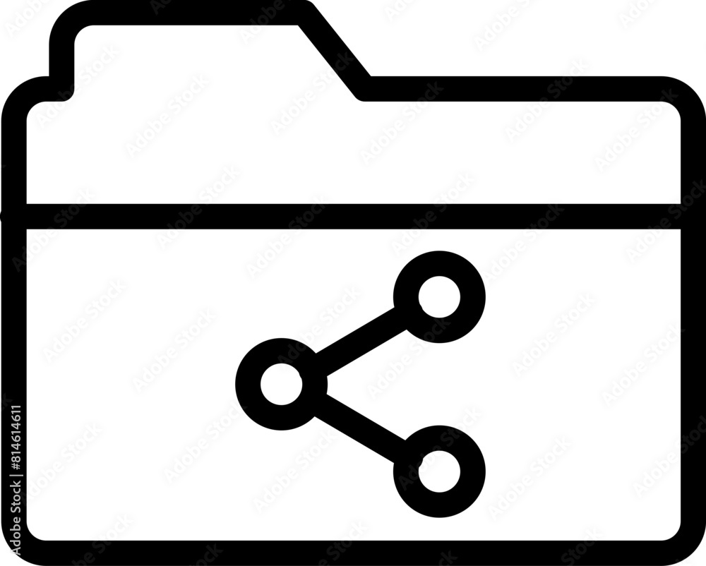 folder with sharing icon folder with sharing icon