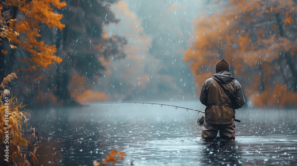 Fototapeta premium Fishing outdoor