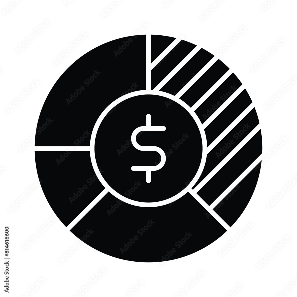 Business analysis icon in trendy style, isolated on white background Business analysis icon in trendy style, isolated on white background