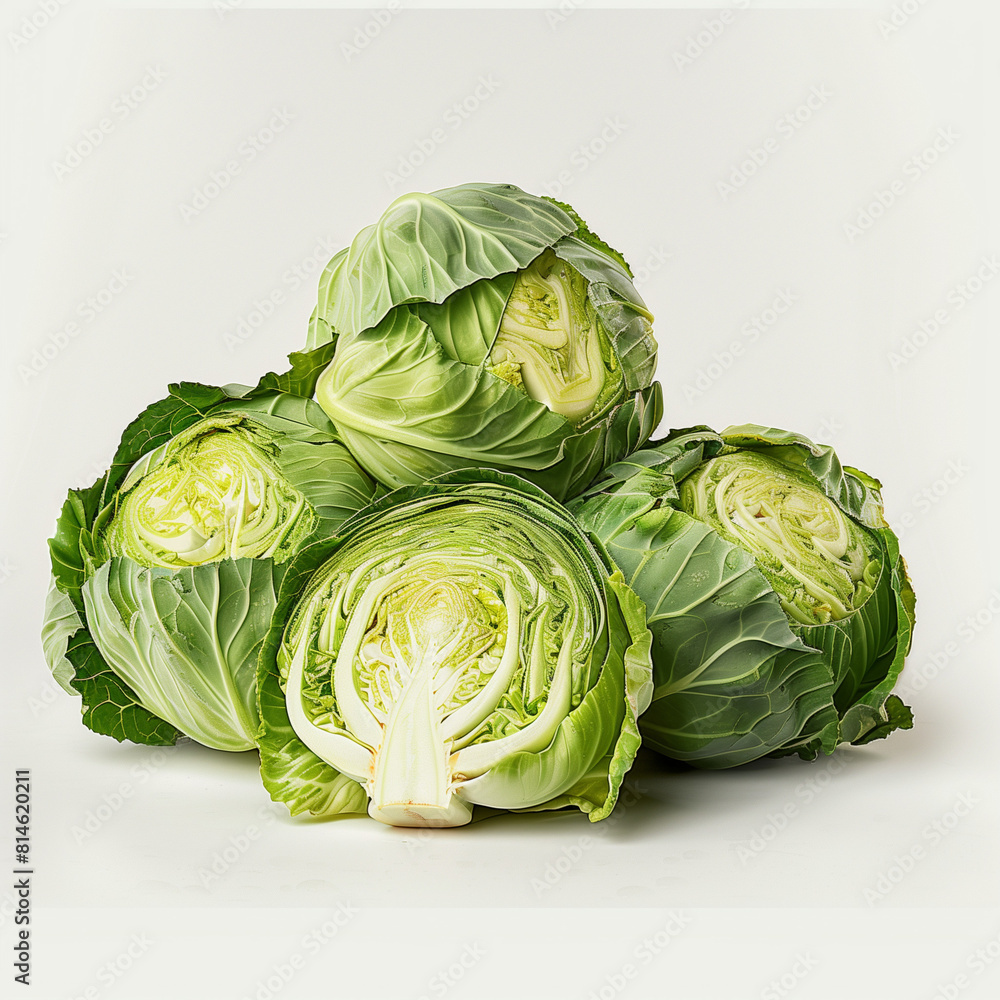 Obraz premium 양배추 양배추더미 a pile of cabbage cabbage 