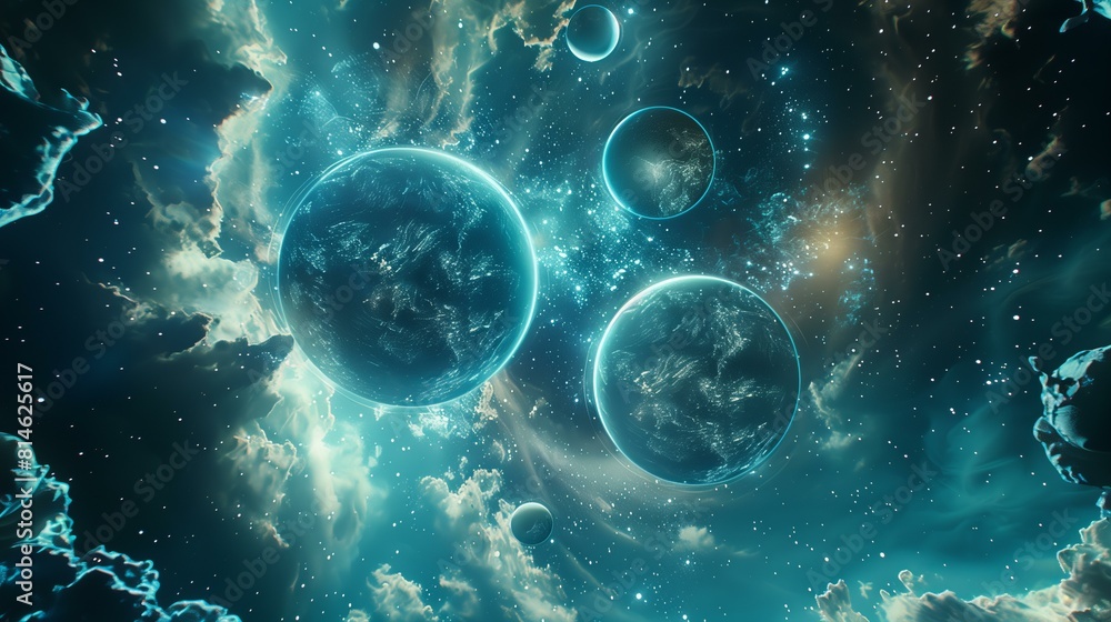 cosmic space, planets, solar system cosmic space, planets, solar system