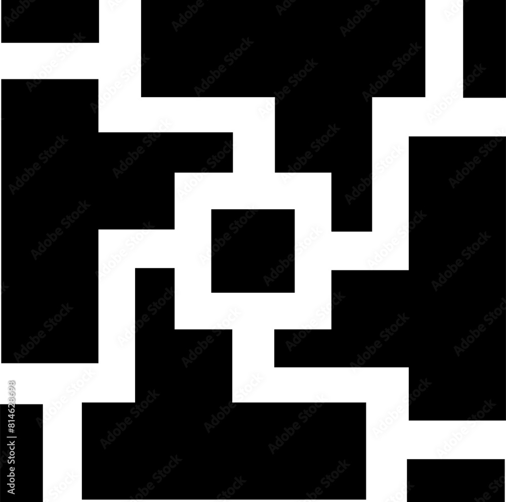 Abstract geometric pattern, monochrome design element. Abstract geometric pattern, monochrome design element.