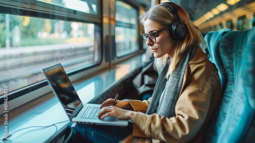 A new generation of tourists are combining work and travel as digital nomads  exploring new destinations from the comfort of train compartments.