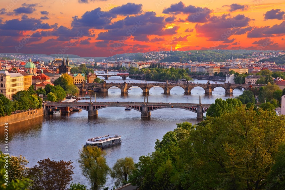 Naklejka premium Prague city