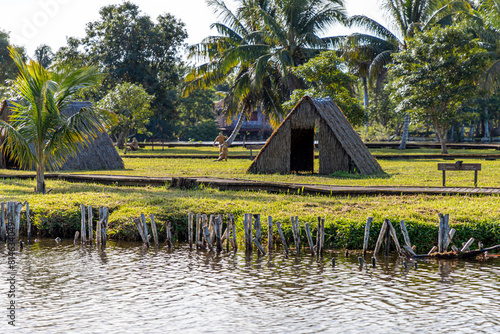 Obraz na plátně Taino Village in Guama, Matanza, Cuba