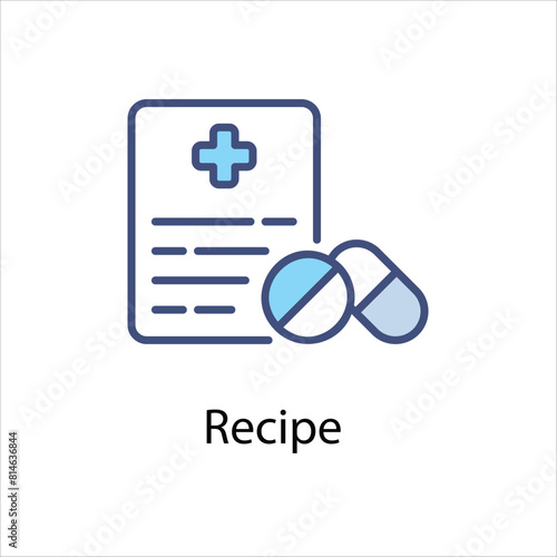 Recipe Vector icon 