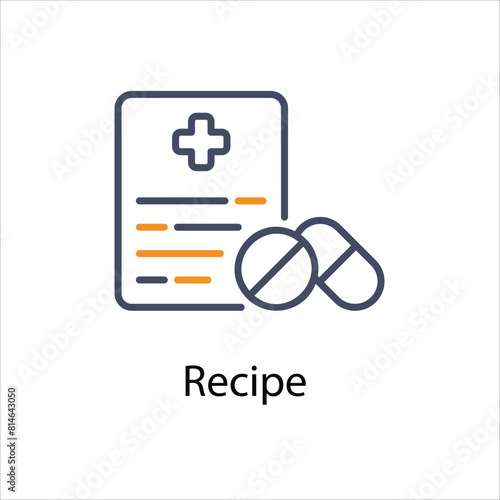 Recipe Vector icon 