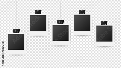 Photo layout frame vector .isolated on transparent background   ,Vector illustration EPS 10