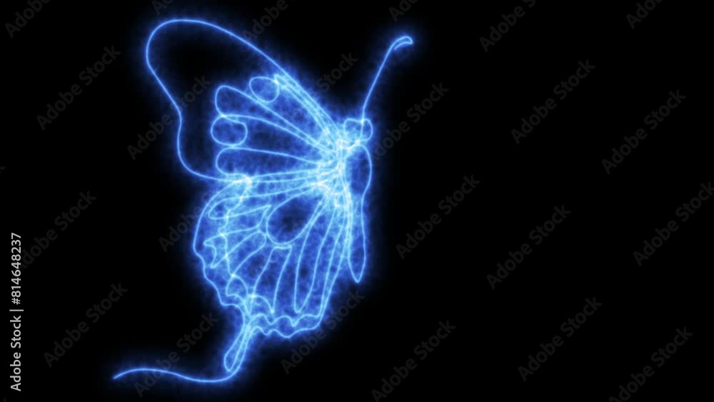 Self drawing animation one continuous line draw, logo, butterfly, Blazing blue flame, energy Self drawing animation one continuous line draw, logo, butterfly, Blazing blue flame, energy