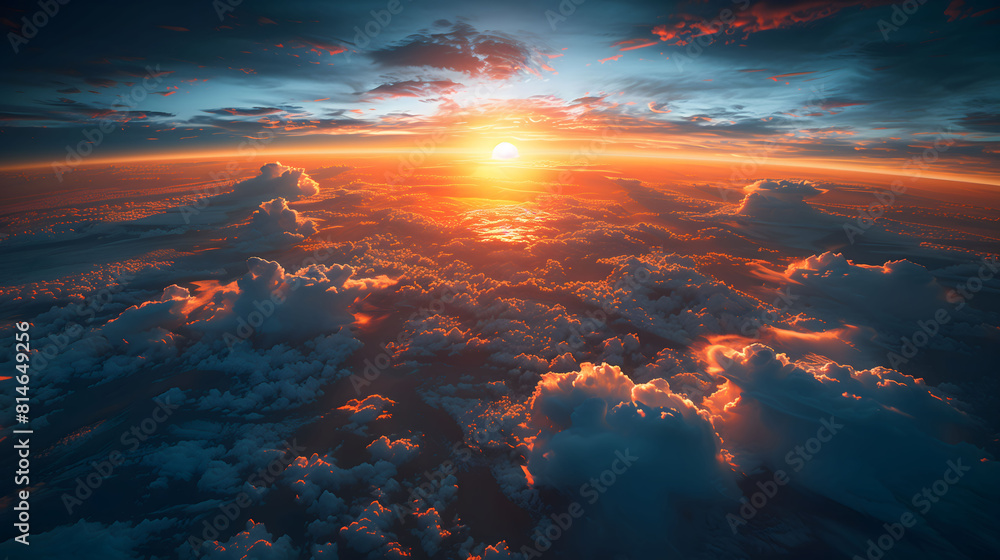 Sunrise Above The Clouds Sunrise Above The Clouds